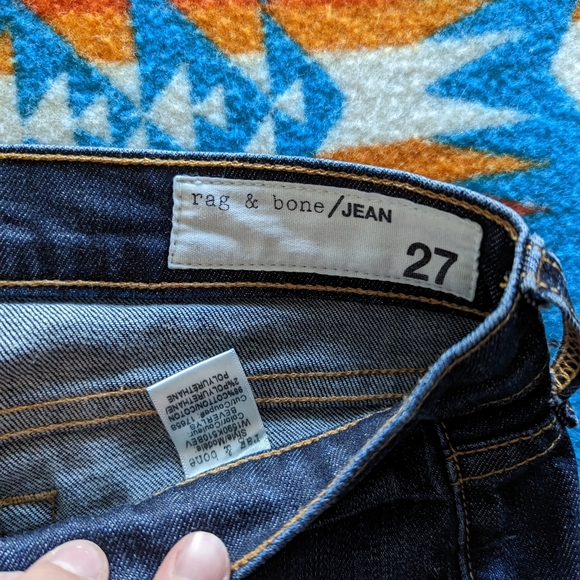 Sz 27 dre rag & bone jeans - almost new - Picture 2 of 9